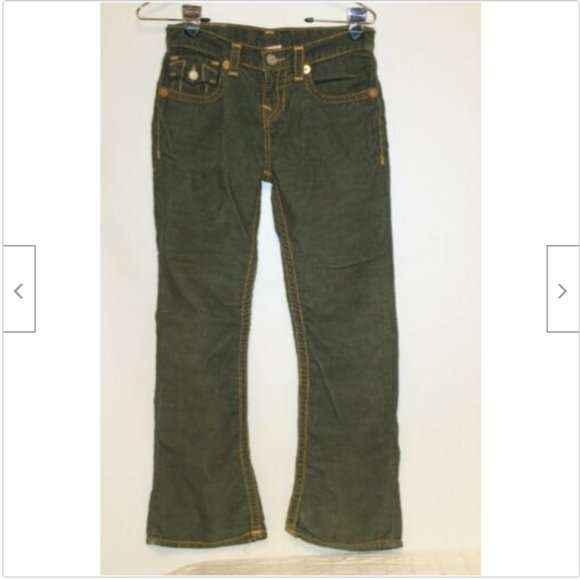 olive green true religion jeans